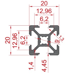 20x20 K6 Sigma Profil
